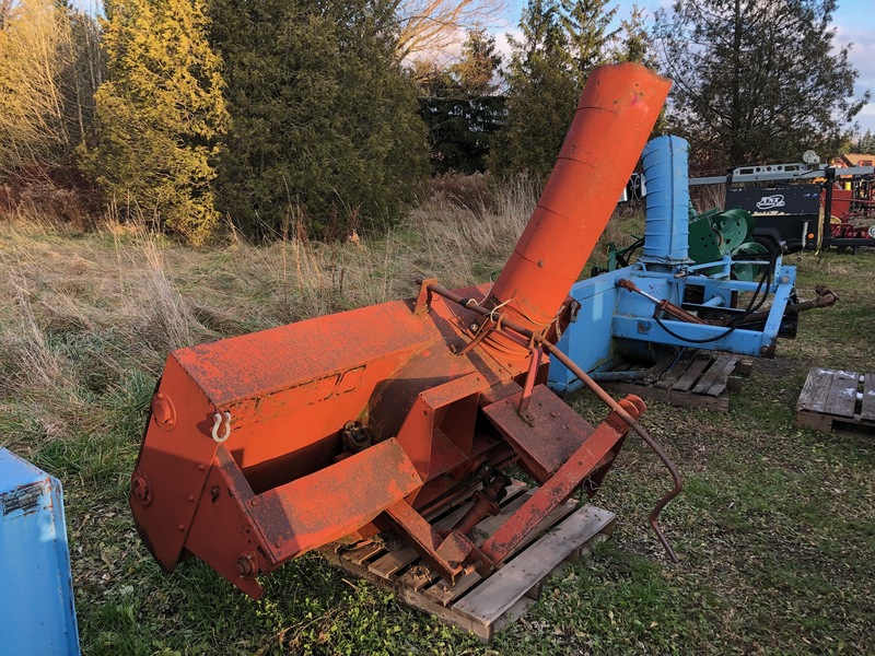 McKee Snow Blower - 7ft Wide, Manual Chute, with Double Auger