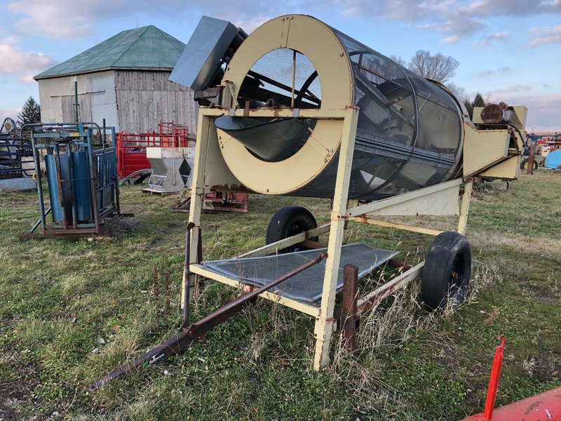 NECO Grain Cleaner - 2 Stage, Electric Powered, with Fill Auger