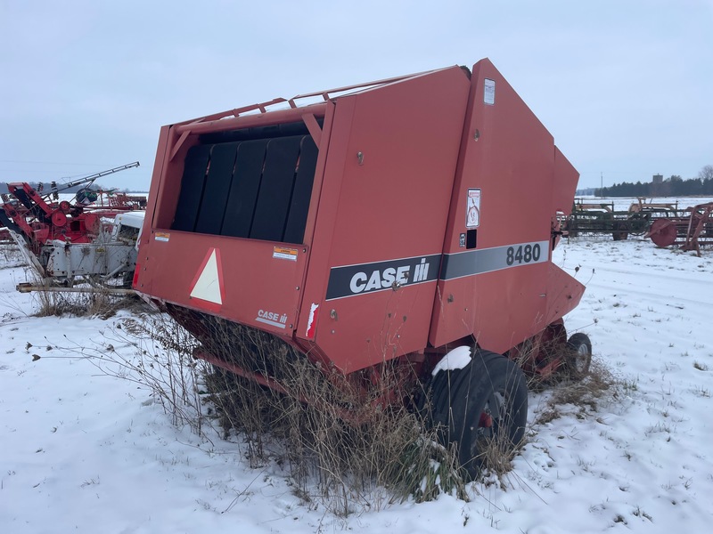 Hay/Forage/Livestock  CIH 8480 Round Baler with Monitor - Good Shape! Photo