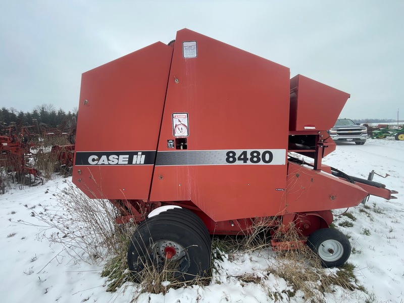 Hay/Forage/Livestock  CIH 8480 Round Baler with Monitor - Good Shape! Photo