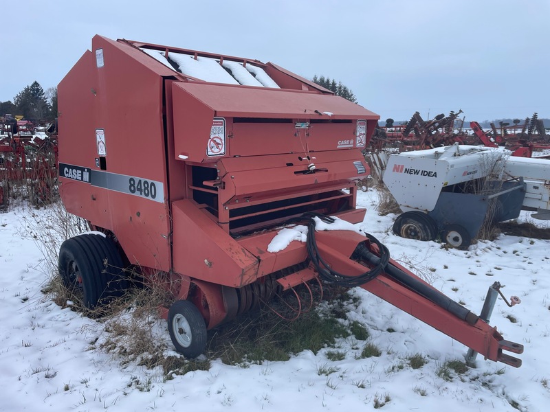 Hay/Forage/Livestock  CIH 8480 Round Baler with Monitor - Good Shape! Photo