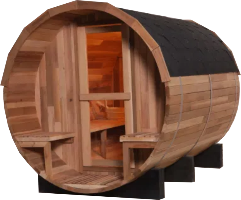 Home and Garden  Cedar Barrel Sauna Kit Photo