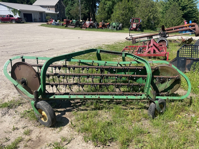 Hay/Forage/Livestock  John Deere 350 3pt Rollabar  Rake - New Tines Photo