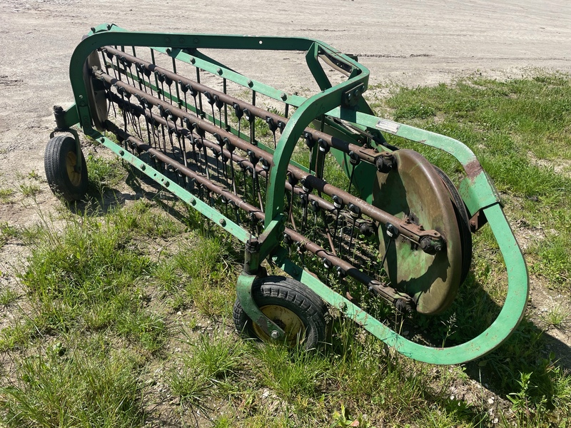 Hay/Forage/Livestock  John Deere 350 3pt Rotary Rake - New Tines Photo