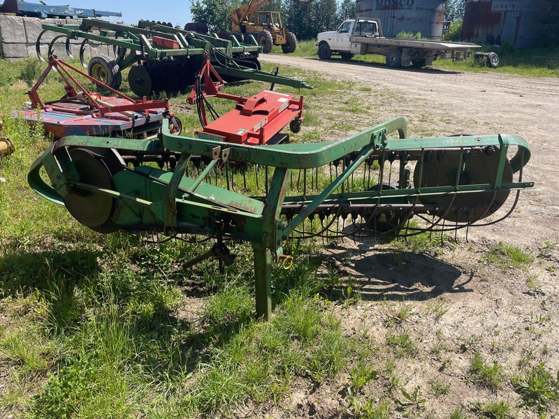 Hay/Forage/Livestock  John Deere 350 3pt Rotary Rake - New Tines Photo