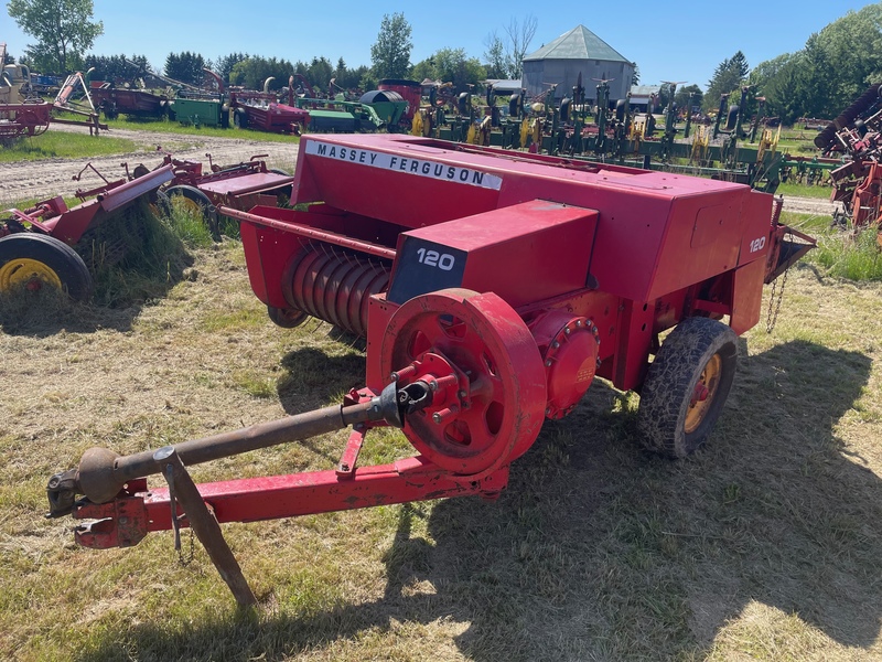 Hay/Forage/Livestock  Massey Ferguson 120 Square Baler with Thrower Photo