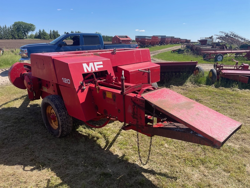 Hay/Forage/Livestock  Massey Ferguson 120 Square Baler with Thrower Photo