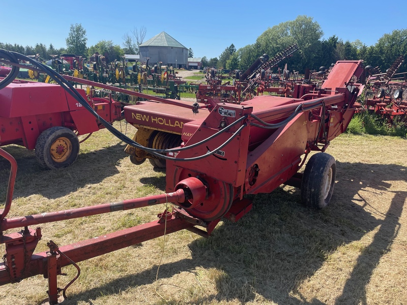 Hay/Forage/Livestock  New Holland 310 Square Baler with Thrower Photo