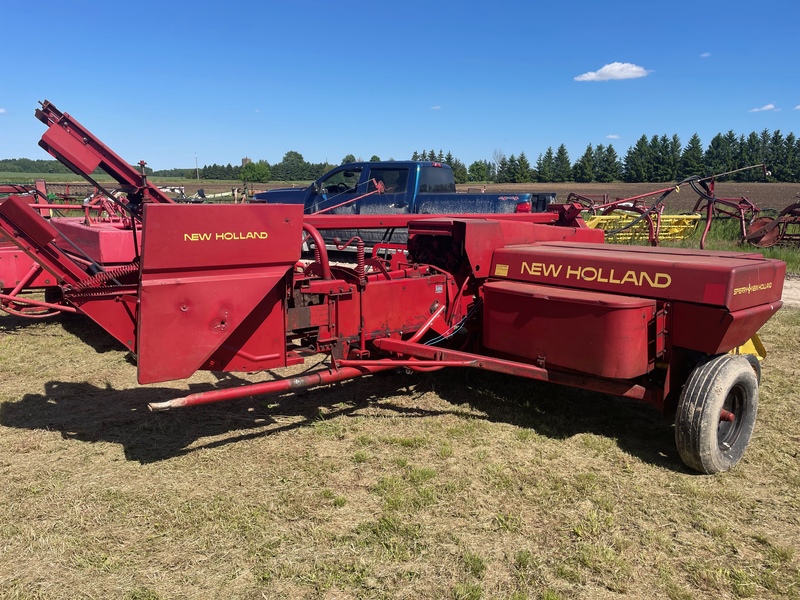 Hay/Forage/Livestock  New Holland 310 Square Baler with Thrower Photo