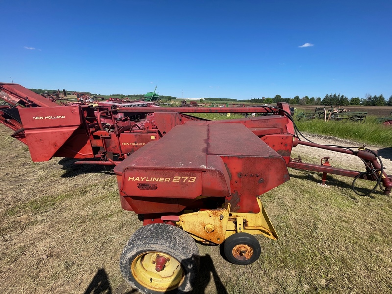 Hay/Forage/Livestock  New Holland 273 Square Baler with Thrower Photo