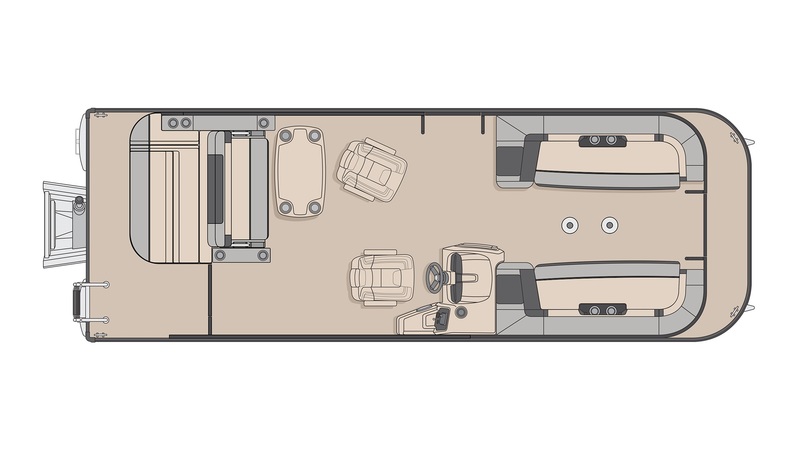 Princecraft Boats  2023 Princecraft Quorum 25RLPontoon Boat - Black Photo