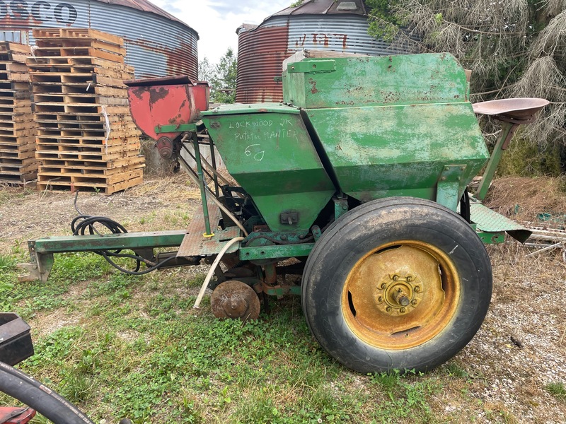 Planting  Lockwood 2 Row Potato Planter Photo