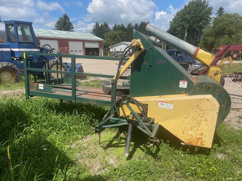 Hay/Forage/Livestock  Mels Welding - Square Bale processor  | PTO with Hydraulic Blower Photo