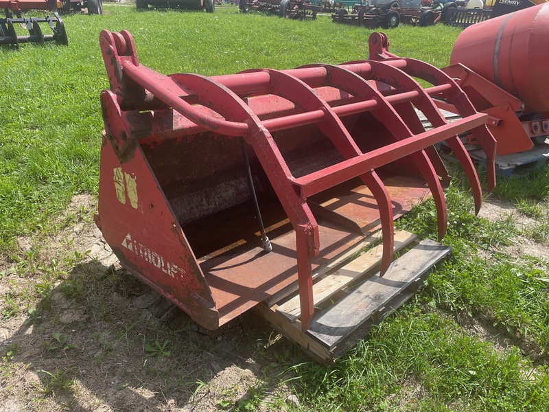 Attachments  Trioliet Bucket Grapple 6.5ft - Quick Attach & Skid Steer Photo