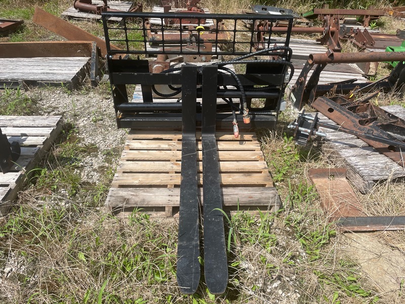 Attachments  Hydraulic Shift Pallet Forks - Skid Steer & Quick Attach Photo