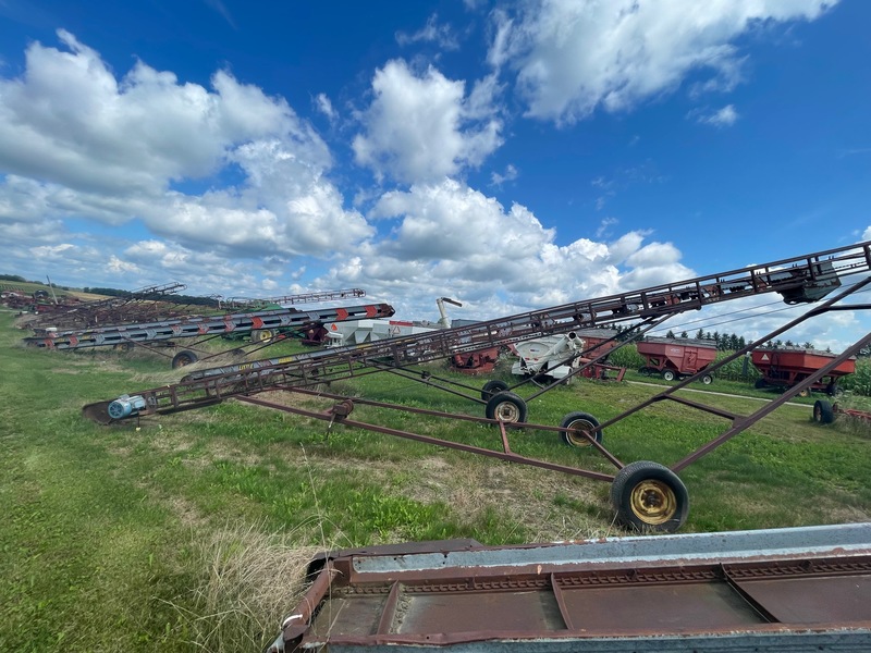 Hay/Forage/Livestock  48ft Electric Pipe Elevator Photo