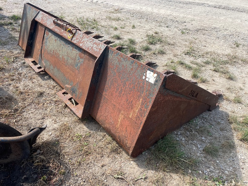 Attachments  7ft Tooth Bucket - Skid Steer + Quick Attach Photo