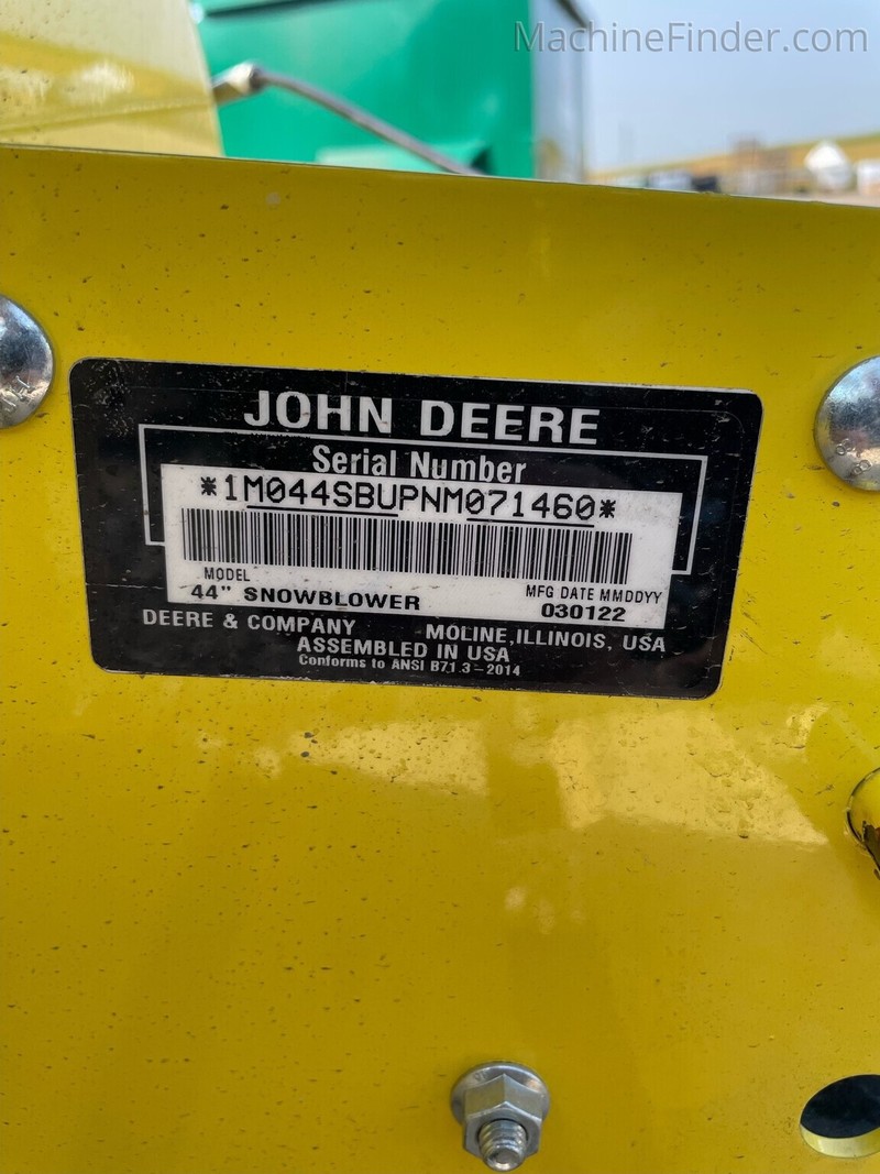 Snow Removal  2022 John Deere 44SB Snow Blower Photo