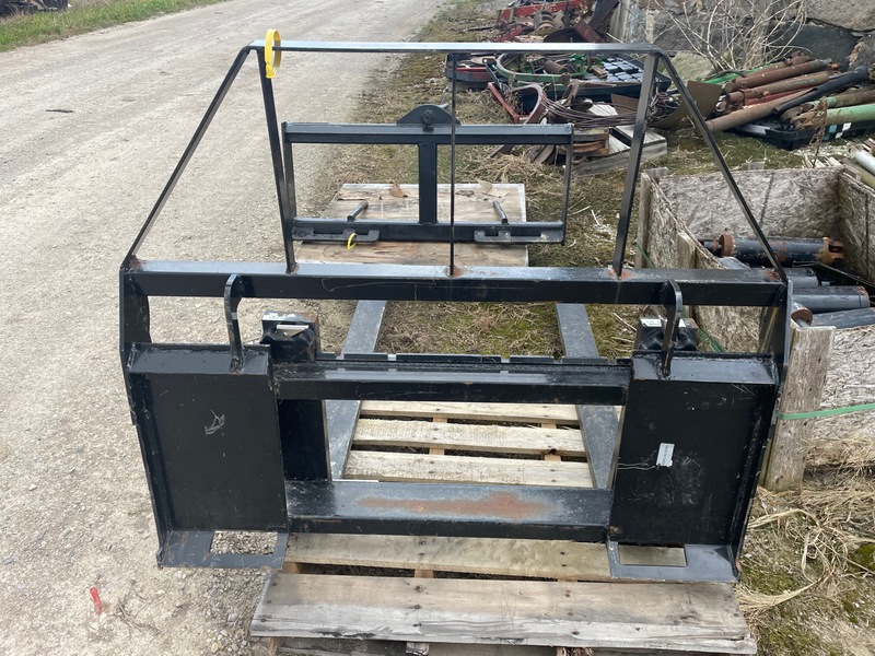 Attachments  Almost New Pallet Forks - Skid steer & Quick attach Photo