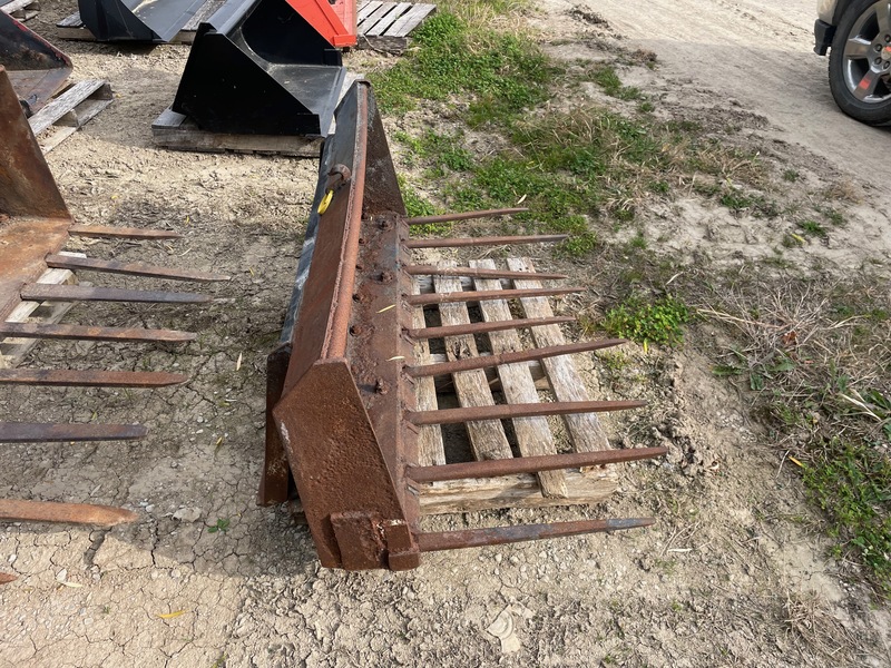 Attachments  5ft Manure Bucket | Skid Steer + Quick Attach Photo