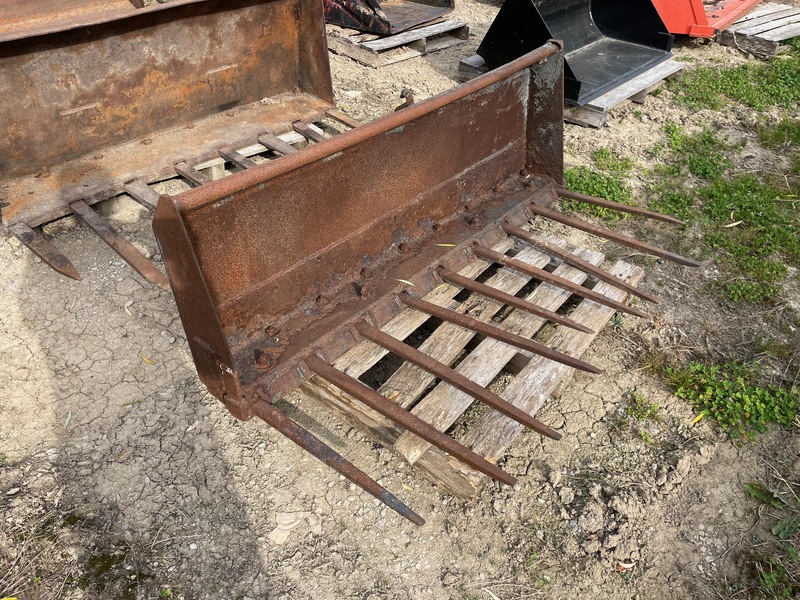 Attachments  5ft Manure Bucket | Skid Steer + Quick Attach Photo