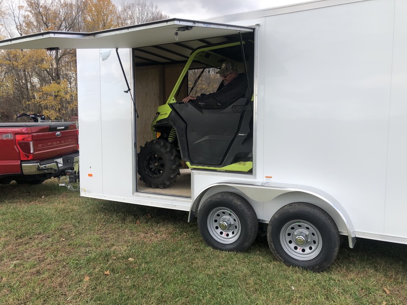 Enclosed Trailers  7.5’ X 16’ Panther Enclosed Trailer - SxS Package Photo