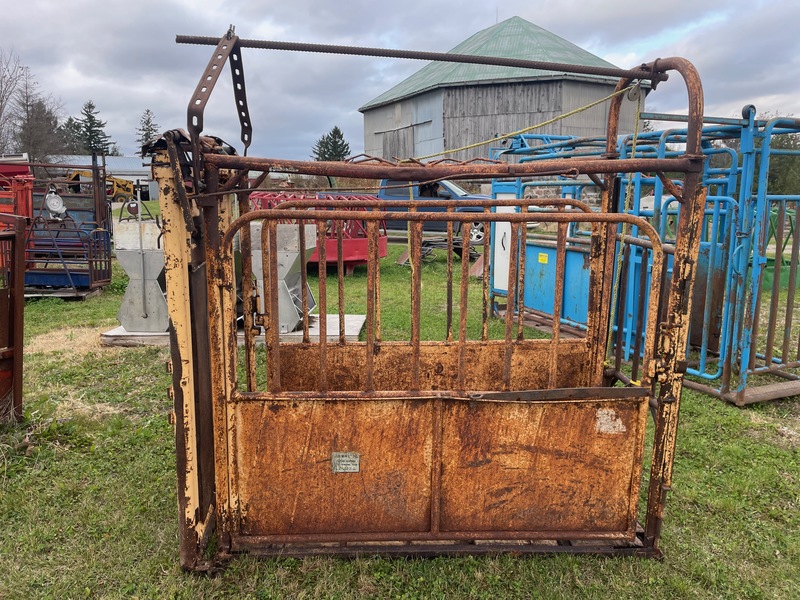 Hay/Forage/Livestock  Cattle Chute With Head Gate Photo