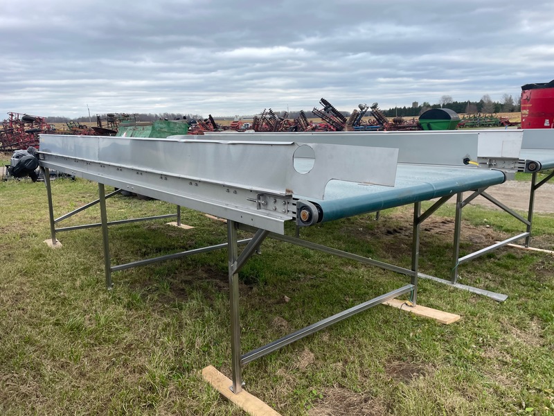 Stainless Long Belt Conveyer - 5.5' x 18ft