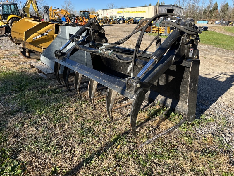 HLA 72” Grapple Attachment for skid steer qtach