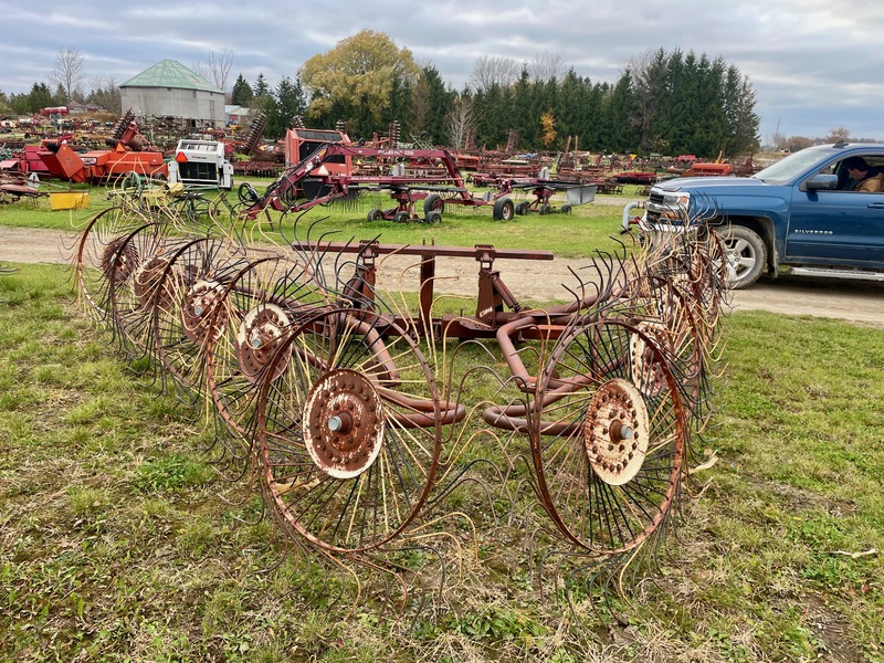 Hay/Forage/Livestock  10 Wheel Rake - 3 Point Hitch Photo