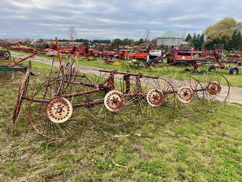 Hay/Forage/Livestock  10 Wheel Rake - 3 Point Hitch Photo