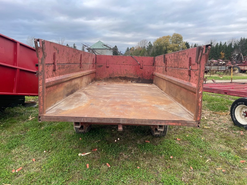 Wagons  Weber Super Tilt | Hydraulic Dump Box + Removable Sides | 6.5ft x 14ft Photo