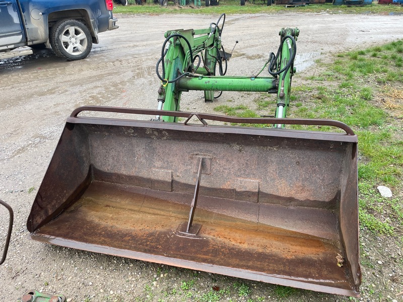 Tractors  John Deere 240 Loader | Quick Attach | Bucket + Mounting Brackets Photo