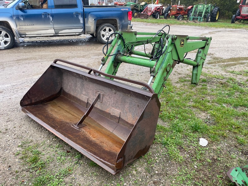 Tractors  John Deere 240 Loader | Quick Attach | Bucket + Mounting Brackets Photo