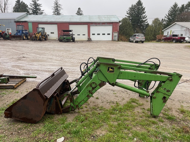 Tractors  John Deere 240 Loader | Quick Attach | Bucket + Mounting Brackets Photo