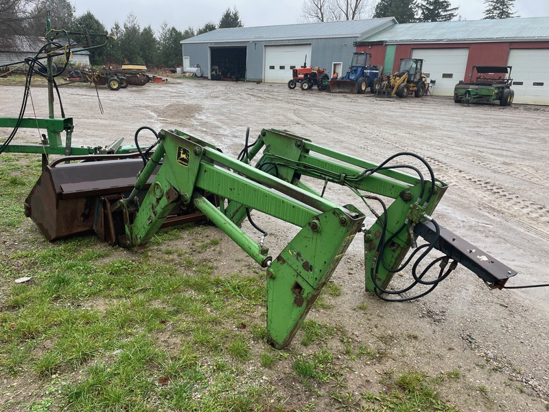 Tractors  John Deere 240 Loader | Quick Attach | Bucket + Mounting Brackets Photo