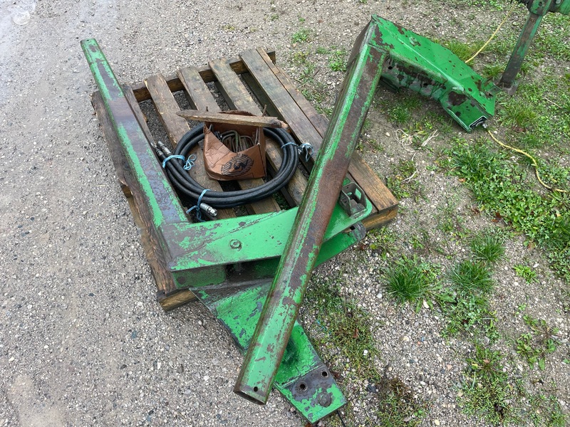 Tractors  John Deere 240 Loader | Quick Attach | Bucket + Mounting Brackets Photo