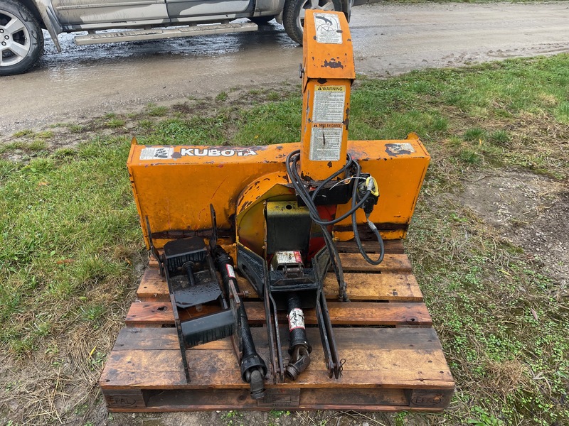 Snow Removal  Kubota 4ft Front Mount Snow Blower - Hydraulic Chute Photo