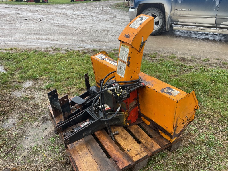 Snow Removal  Kubota 4ft Front Mount Snow Blower - Hydraulic Chute Photo