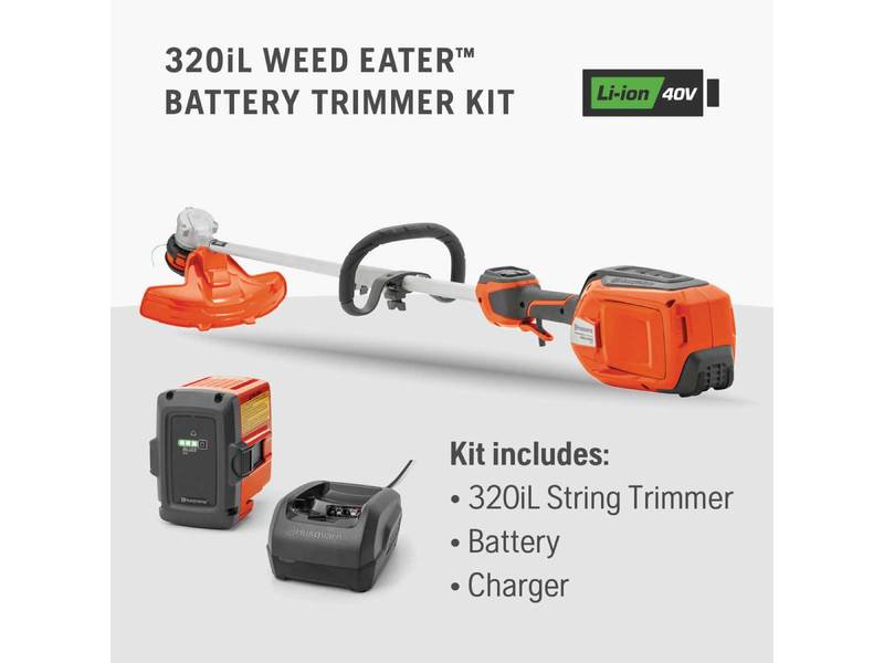 Landscape and Snow Removal  Husqvarna 320iL 40V Battery Trimmer Kit Photo