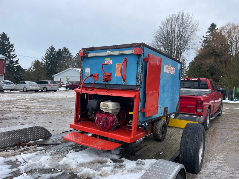 Hay/Forage/Livestock  Rissler 740 TMR Mixer with Scales Gas Cart Photo