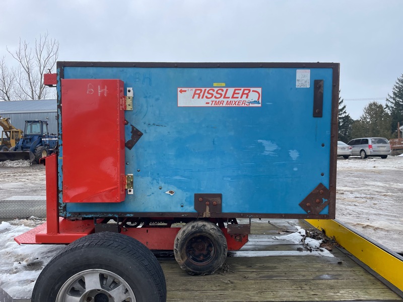 Hay/Forage/Livestock  Rissler 740 TMR Mixer with Scales Gas Cart Photo