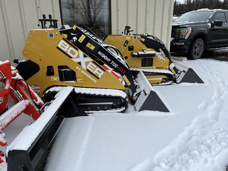 Boxer Stand on Skid Steer Blowout ! 