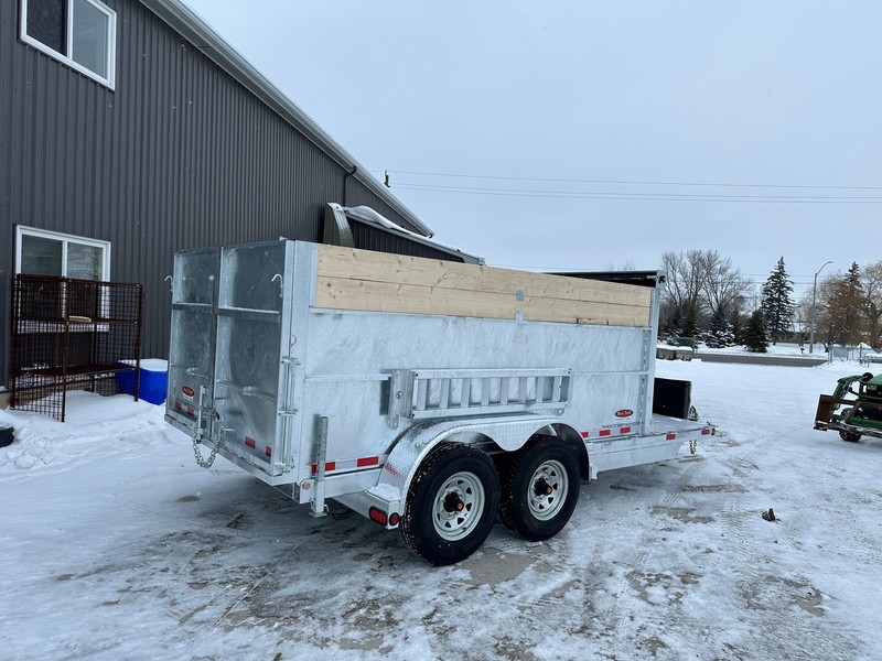 Hydraulic Dump  6.5x12 7 Ton Extended High Side Galvanized Dump Trailer Photo