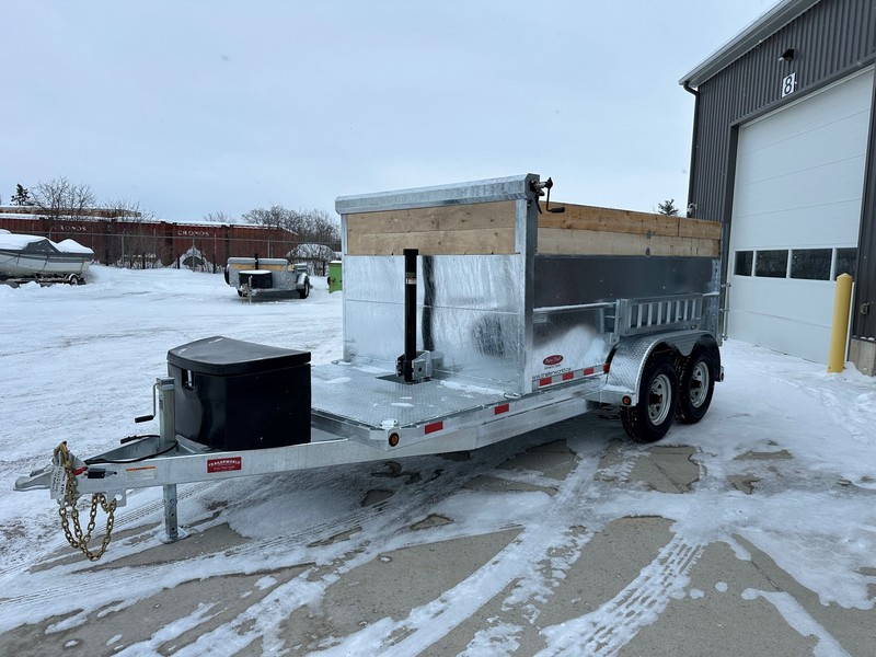 Hydraulic Dump  6.5x12 7 Ton Extended High Side Galvanized Dump Trailer Photo