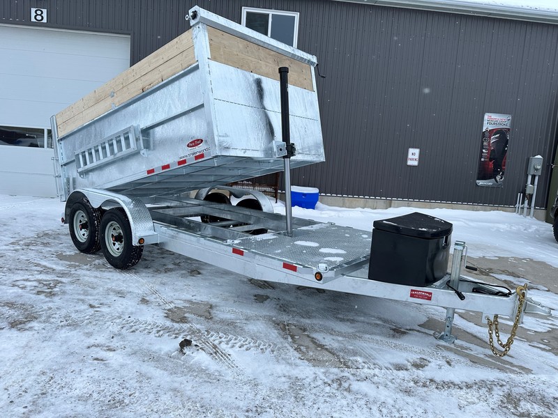 Hydraulic Dump  6.5x12 7 Ton Extended High Side Galvanized Dump Trailer Photo